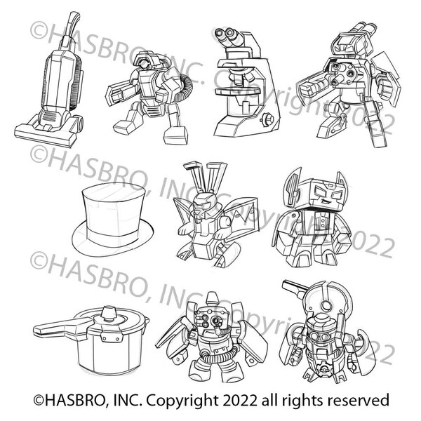 Transformers BotBots Concept Art By Ken Christiansen  (1 of 2)